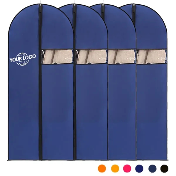 Dustproof Garment Suit Bags with Clear Window and Zipper - Dustproof Garment Suit Bags with Clear Window and Zipper - Image 0 of 2