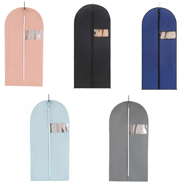 Dustproof Garment Suit Bags with Clear Window and Zipper - Dustproof Garment Suit Bags with Clear Window and Zipper - Image 1 of 2
