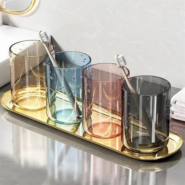 Translucent Reusable Drinking Bathroom Tumbler Cup - Translucent Reusable Drinking Bathroom Tumbler Cup - Image 2 of 2