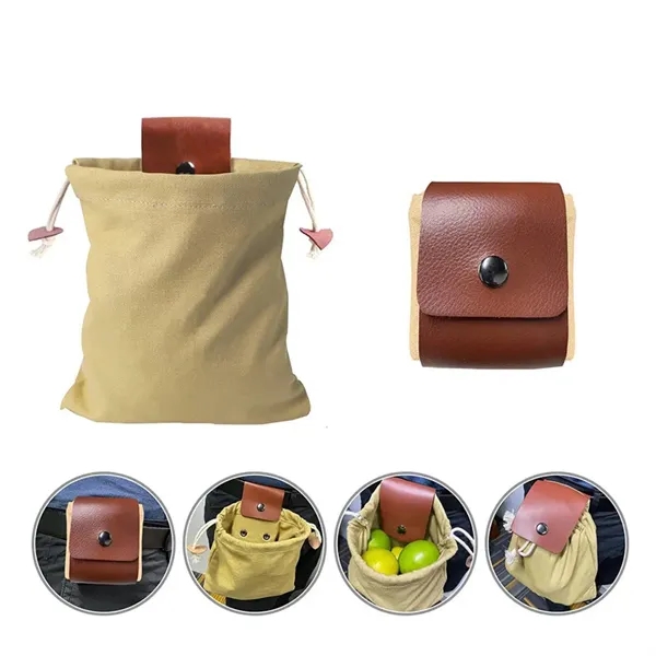 Foldable PU Foraging Waist Bag - Foldable PU Foraging Waist Bag - Image 0 of 3