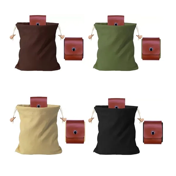 Foldable PU Foraging Waist Bag - Foldable PU Foraging Waist Bag - Image 2 of 3
