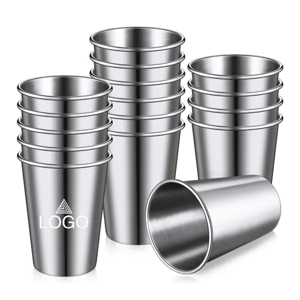 12OZ Stainless Steel Pint Cup Tumbler - 12OZ Stainless Steel Pint Cup Tumbler - Image 0 of 1