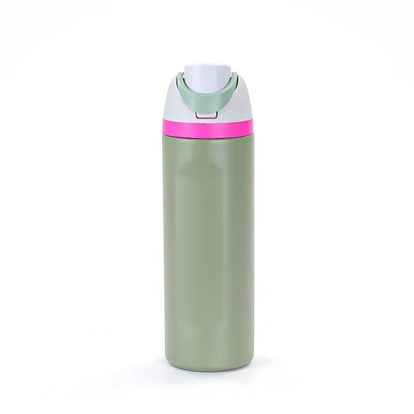 Insulated Stainless Steel Water Bottle with Straw - Insulated Stainless Steel Water Bottle with Straw - Image 7 of 13