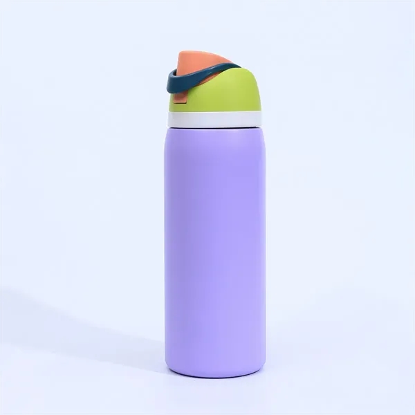 Insulated Stainless Steel Water Bottle with Straw - Insulated Stainless Steel Water Bottle with Straw - Image 10 of 13