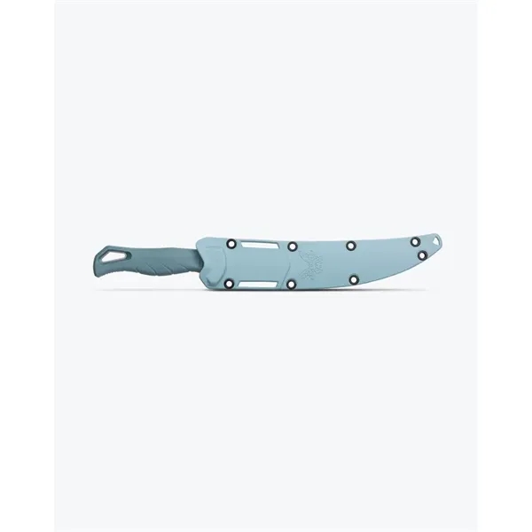 Fishcrafter™ Depth Blue Santoprene® 9" Trailing Point Knife - Fishcrafter™ Depth Blue Santoprene® 9" Trailing Point Knife - Image 1 of 7