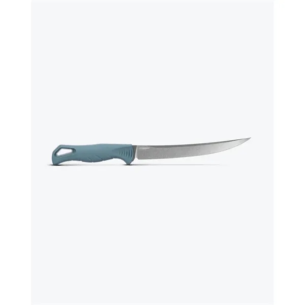 Fishcrafter™ Depth Blue Santoprene® 9" Trailing Point Knife - Fishcrafter™ Depth Blue Santoprene® 9" Trailing Point Knife - Image 2 of 7