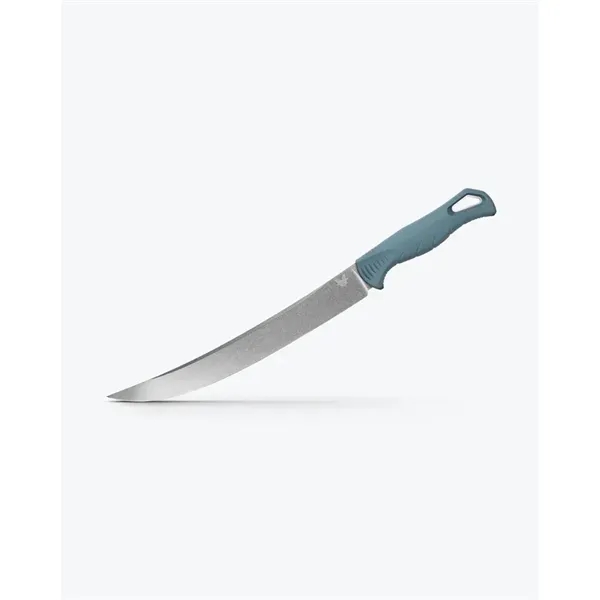 Fishcrafter™ Depth Blue Santoprene® 9" Trailing Point Knife - Fishcrafter™ Depth Blue Santoprene® 9" Trailing Point Knife - Image 4 of 7