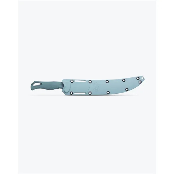 Fishcrafter™ Depth Blue Santoprene® 9" Trailing Point Knife - Fishcrafter™ Depth Blue Santoprene® 9" Trailing Point Knife - Image 5 of 7