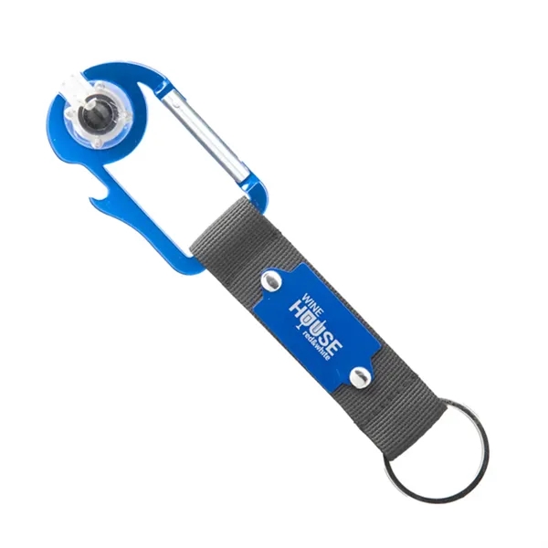 Clip & Sip Carabiner Bottle Opener Key Light - Clip & Sip Carabiner Bottle Opener Key Light - Image 1 of 6