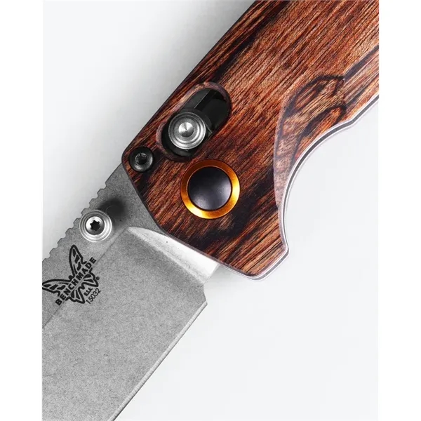 North Fork Stabilized Wood Drop-Point Knife - North Fork Stabilized Wood Drop-Point Knife - Image 3 of 4