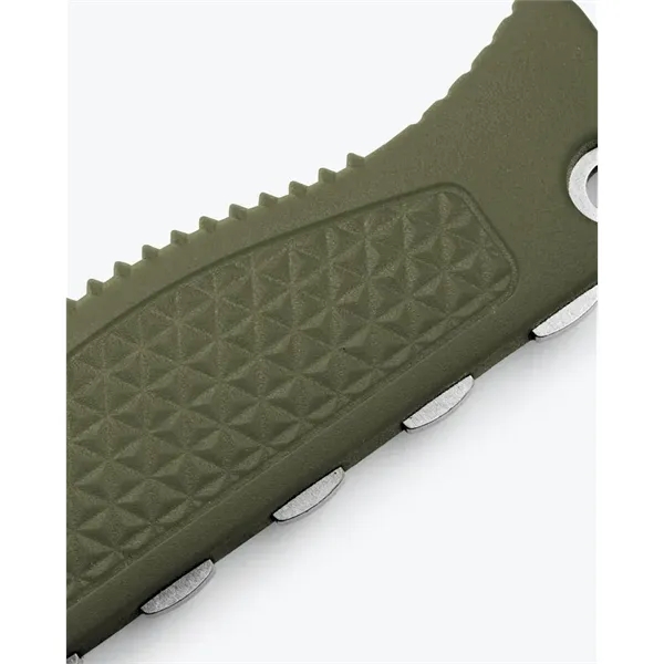 Steep Country Dark Olive Santoprene® Drop-Point Knife - Steep Country Dark Olive Santoprene® Drop-Point Knife - Image 3 of 3