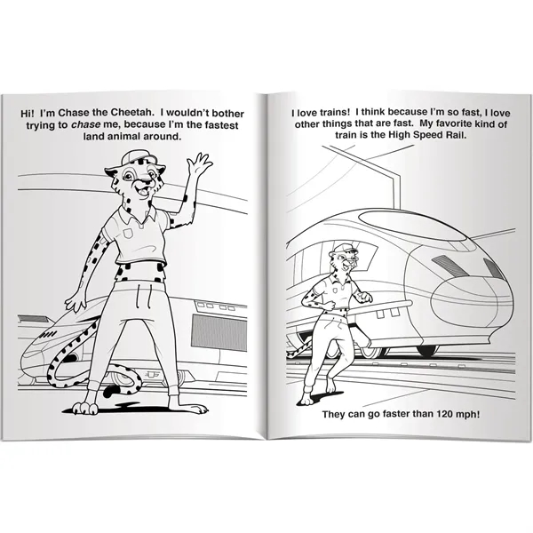 Coloring Book - Train Safety - Coloring Book - Train Safety - Image 2 of 2