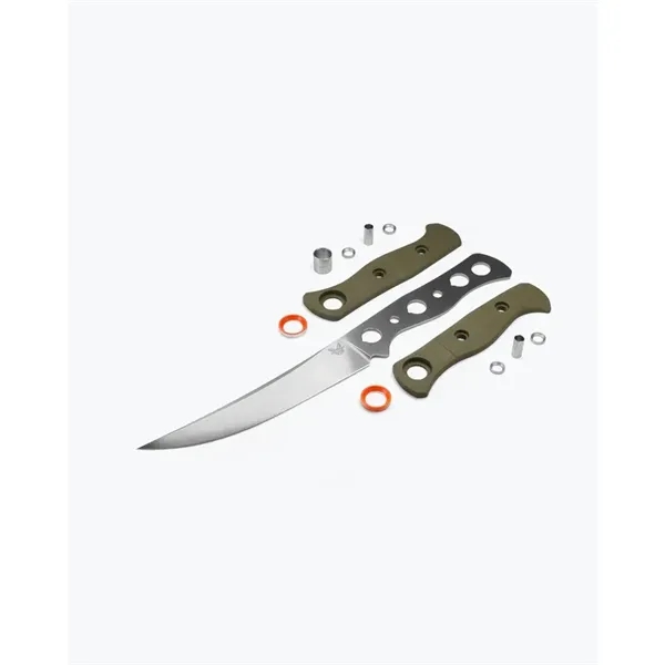 Meatcrafter® OD Green G10 6" Trailing Point Knife - Meatcrafter® OD Green G10 6" Trailing Point Knife - Image 1 of 4