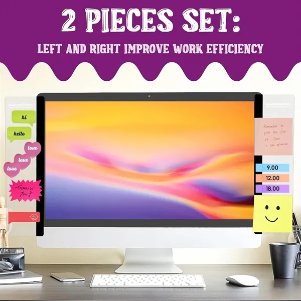 Memo Board Message Sticky Note Holder Office Supplies 2pcs - Memo Board Message Sticky Note Holder Office Supplies 2pcs - Image 1 of 5