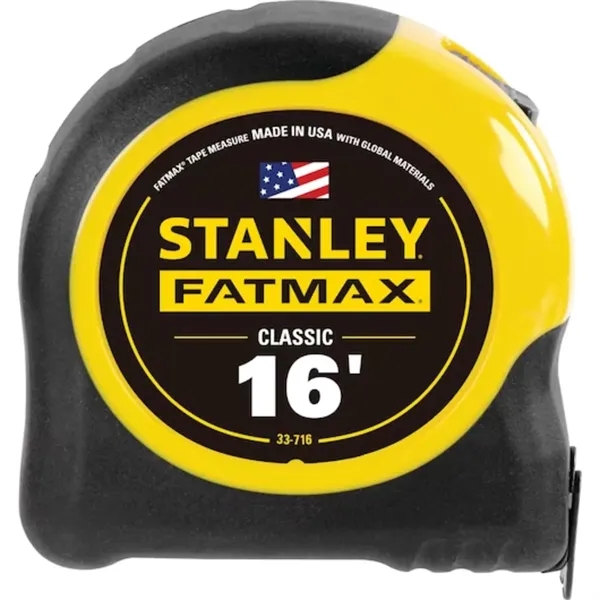 16 ft. Stanley Tools® USA-Made FatMax® Classic Tape Measure - 16 ft. Stanley Tools® USA-Made FatMax® Classic Tape Measure - Image 1 of 1