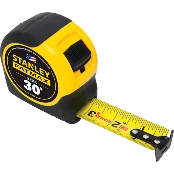 30 ft. Stanley Tools® USA-Made FatMax® Classic Tape Measure - 30 ft. Stanley Tools® USA-Made FatMax® Classic Tape Measure - Image 2 of 3