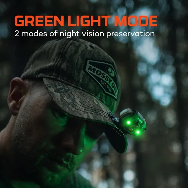 NEBO® MYCRO 450 RECHARGEABLE HEADLAMP MOSSY OAK CAMOUFLAGE - NEBO® MYCRO 450 RECHARGEABLE HEADLAMP MOSSY OAK CAMOUFLAGE - Image 4 of 6