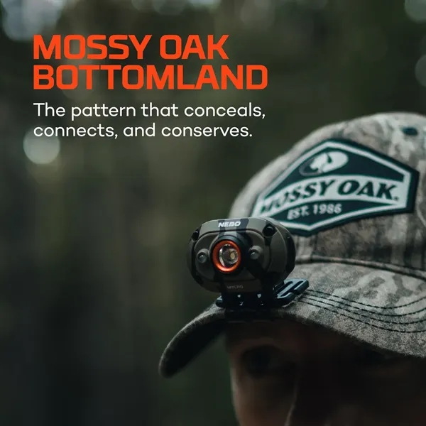 NEBO® MYCRO 450 RECHARGEABLE HEADLAMP MOSSY OAK CAMOUFLAGE - NEBO® MYCRO 450 RECHARGEABLE HEADLAMP MOSSY OAK CAMOUFLAGE - Image 6 of 6