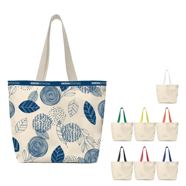 14 Oz. Recycled Canvas Tote Bag - 14 Oz. Recycled Canvas Tote Bag - Image 1 of 8