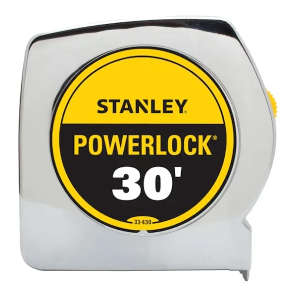 30 ft. Stanley Tools® USA-Made PowerLock® Tape Measure - 30 ft. Stanley Tools® USA-Made PowerLock® Tape Measure - Image 1 of 2