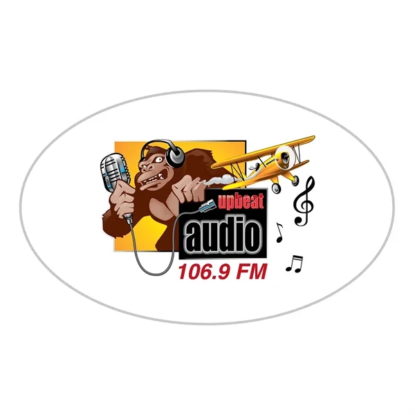 Ultra Removeable Oval Sticker - Ultra Removeable Oval Sticker - Image 0 of 1