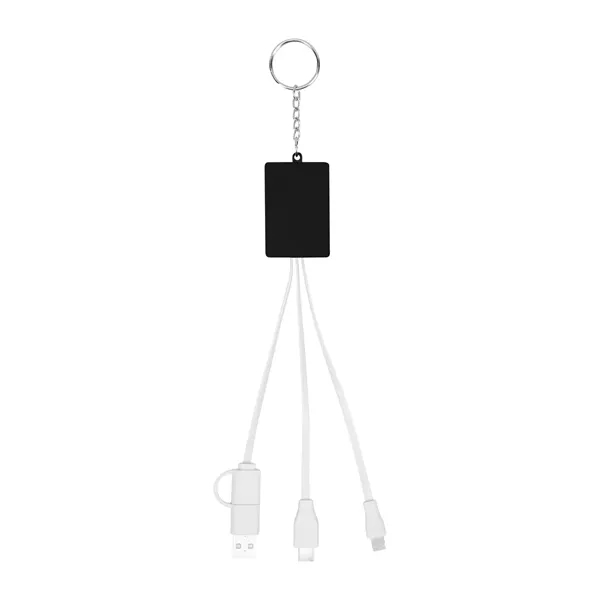Multi-Charging Cable USB Hub Keyring - Multi-Charging Cable USB Hub Keyring - Image 1 of 6