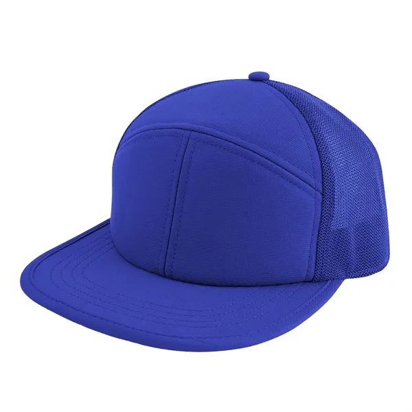 7-Panel Performance Trucker Cap - 7-Panel Performance Trucker Cap - Image 3 of 5