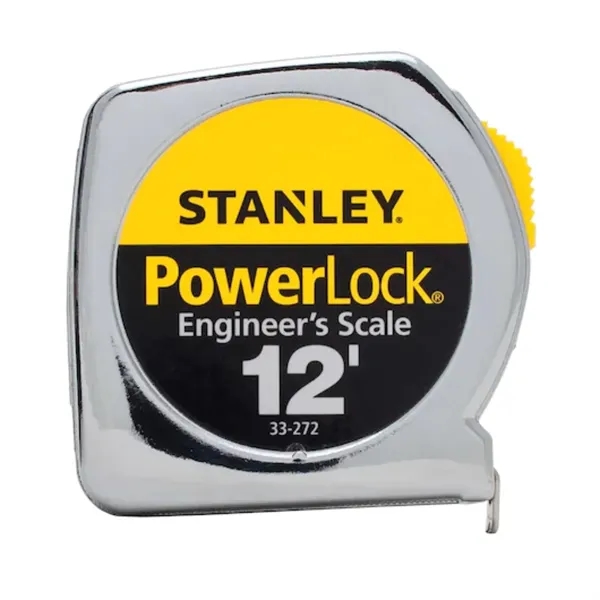 12 ft. Stanley Tools® PowerLock® Engineer's Tape Measurement - 12 ft. Stanley Tools® PowerLock® Engineer's Tape Measurement - Image 1 of 4