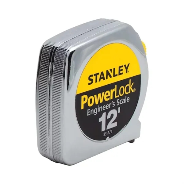 12 ft. Stanley Tools® PowerLock® Engineer's Tape Measurement - 12 ft. Stanley Tools® PowerLock® Engineer's Tape Measurement - Image 2 of 4