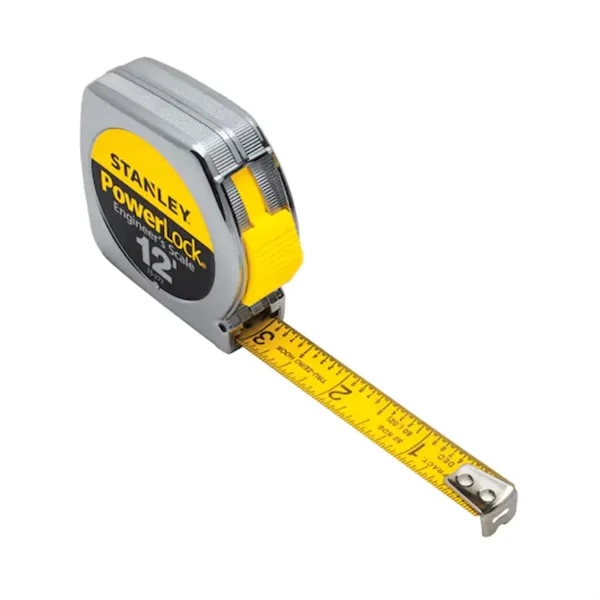 12 ft. Stanley Tools® PowerLock® Engineer's Tape Measurement - 12 ft. Stanley Tools® PowerLock® Engineer's Tape Measurement - Image 4 of 4