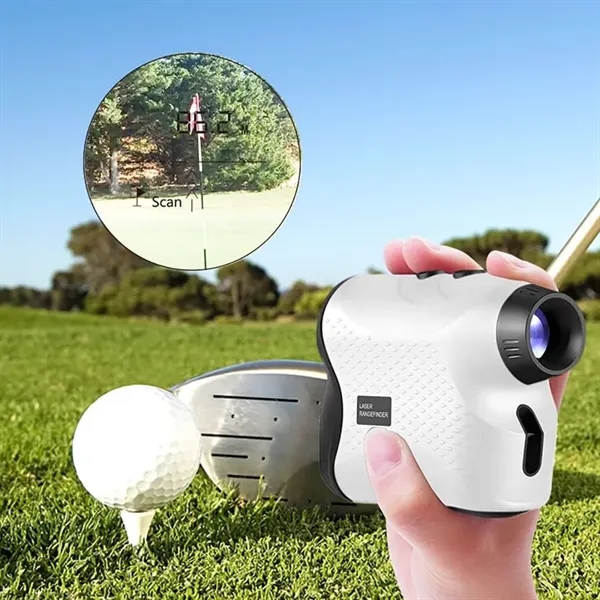 Golf Laser Rangefinder 550 Yards Telescope 6X Magnification - Golf Laser Rangefinder 550 Yards Telescope 6X Magnification - Image 3 of 5