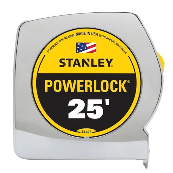 25 ft. Stanley Tools® USA-Made PowerLock® Tape Measure - 25 ft. Stanley Tools® USA-Made PowerLock® Tape Measure - Image 1 of 6