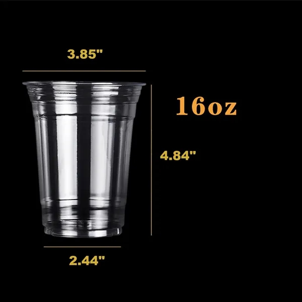 Stock Clear Cold Drink Cup Customizable Size For Coffee - Stock Clear Cold Drink Cup Customizable Size For Coffee - Image 1 of 8