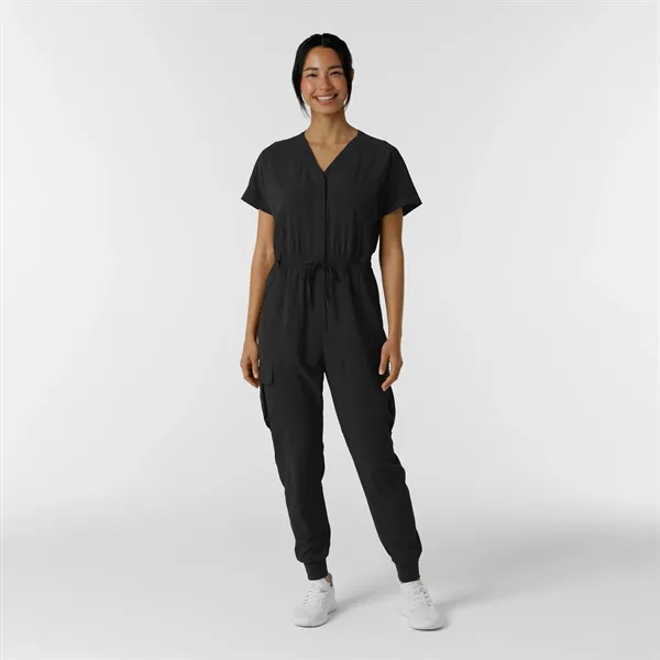 WRN RENEW Women's Cargo Jogger Scrub Jumpsuit - WRN RENEW Women's Cargo Jogger Scrub Jumpsuit - Image 0 of 11