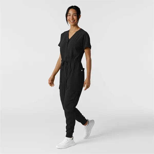 WRN RENEW Women's Cargo Jogger Scrub Jumpsuit - WRN RENEW Women's Cargo Jogger Scrub Jumpsuit - Image 2 of 11