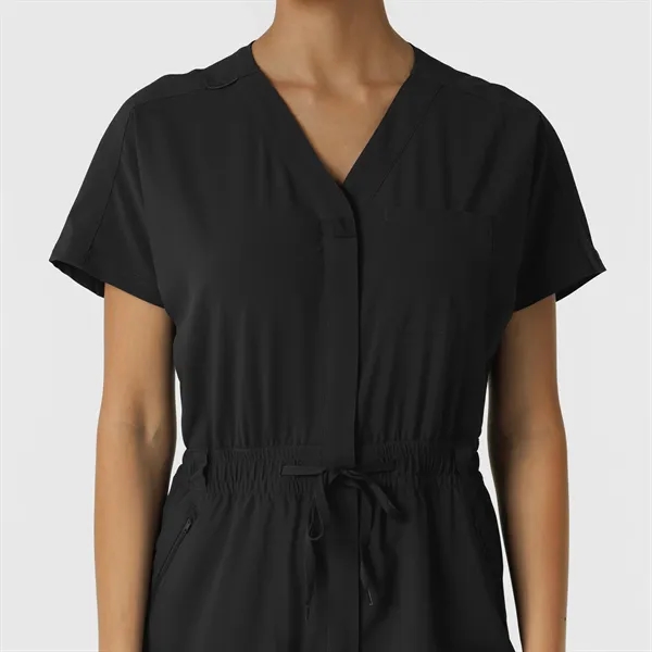 WRN RENEW Women's Cargo Jogger Scrub Jumpsuit - WRN RENEW Women's Cargo Jogger Scrub Jumpsuit - Image 3 of 11