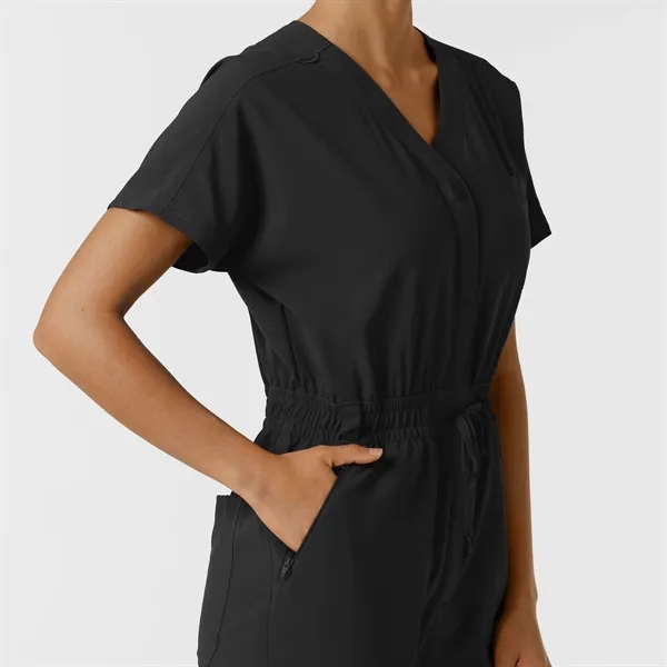 WRN RENEW Women's Cargo Jogger Scrub Jumpsuit - WRN RENEW Women's Cargo Jogger Scrub Jumpsuit - Image 4 of 11