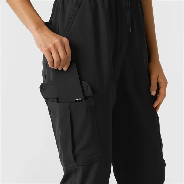 WRN RENEW Women's Cargo Jogger Scrub Jumpsuit - WRN RENEW Women's Cargo Jogger Scrub Jumpsuit - Image 5 of 11