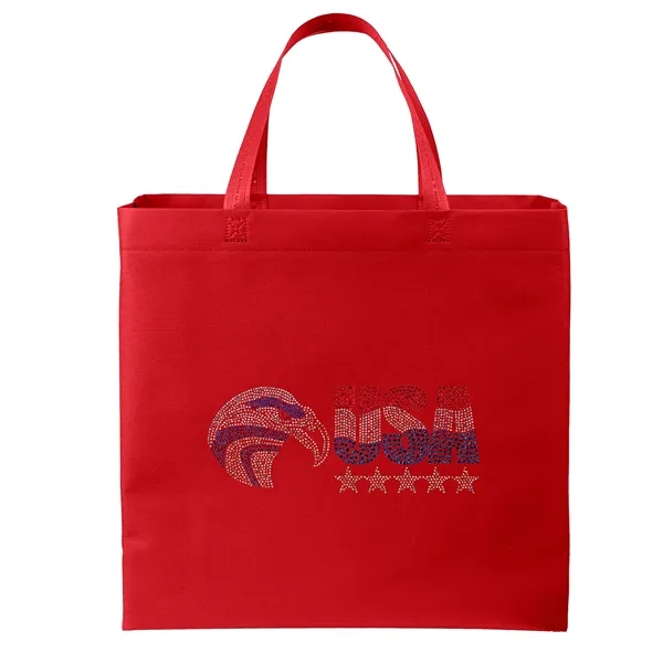 Patriot™- USA Made Non-Woven Tote - Sparkle - Patriot™- USA Made Non-Woven Tote - Sparkle - Image 22 of 25