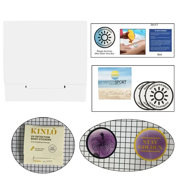 1 Count/Bag Sunburn Alert Sticker - 1 Count/Bag Sunburn Alert Sticker - Image 1 of 4