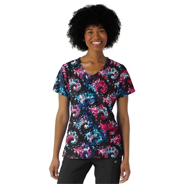 Wink - Carhartt Prints - Women's V-Neck Border Print Scru... - Wink - Carhartt Prints - Women's V-Neck Border Print Scru... - Image 0 of 0