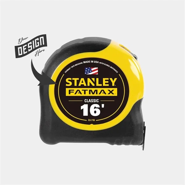 16 ft. Stanley Tools® USA-Made FatMax® Classic Tape Measure - 16 ft. Stanley Tools® USA-Made FatMax® Classic Tape Measure - Image 0 of 1