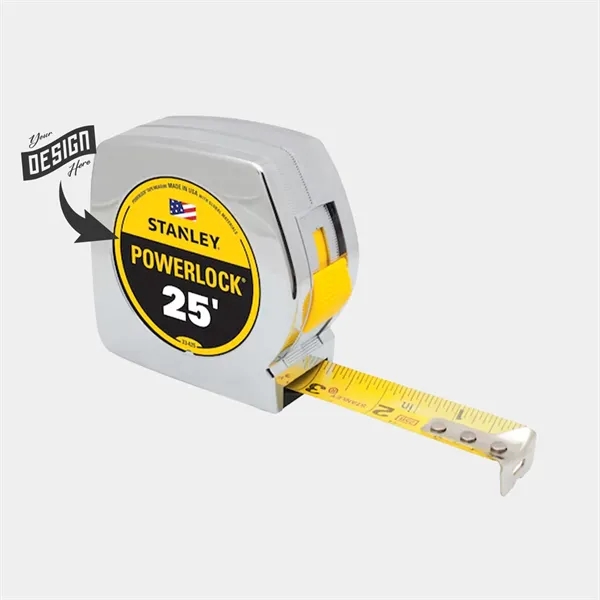 25 ft. Stanley Tools® USA-Made PowerLock® Tape Measure - 25 ft. Stanley Tools® USA-Made PowerLock® Tape Measure - Image 0 of 6
