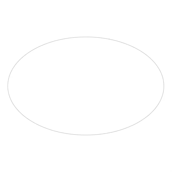 Custom Ultra Removeable Oval Sticker