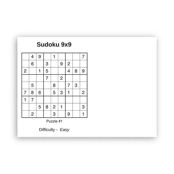 Post-it Custom Printed Coloring Pad - 25 Sheets