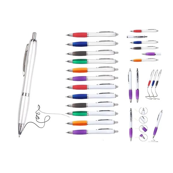 Comfort Grip Plastic Ballpoint Pen for Everyday Writing - Comfort Grip Plastic Ballpoint Pen for Everyday Writing - Image 1 of 1