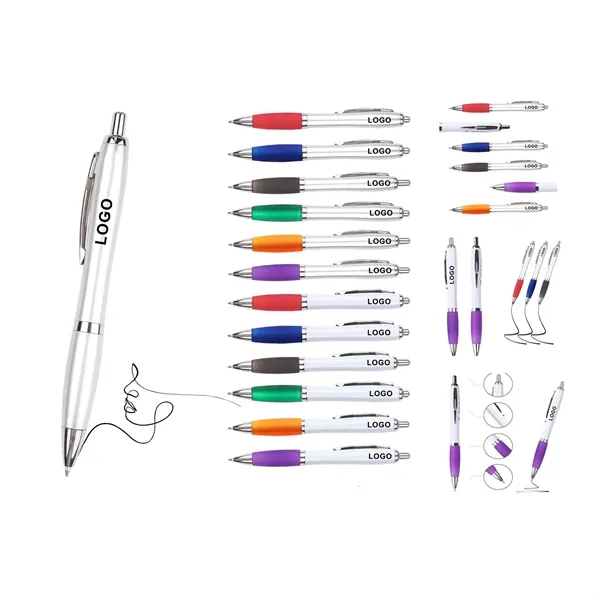 Comfort Grip Plastic Ballpoint Pen for Everyday Writing - Comfort Grip Plastic Ballpoint Pen for Everyday Writing - Image 0 of 1