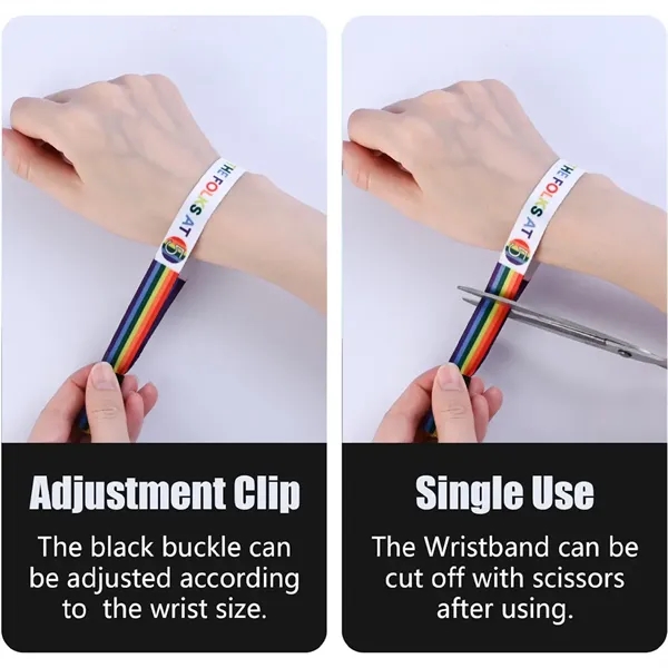Satin Sublimated Event Wristband - Satin Sublimated Event Wristband - Image 2 of 8