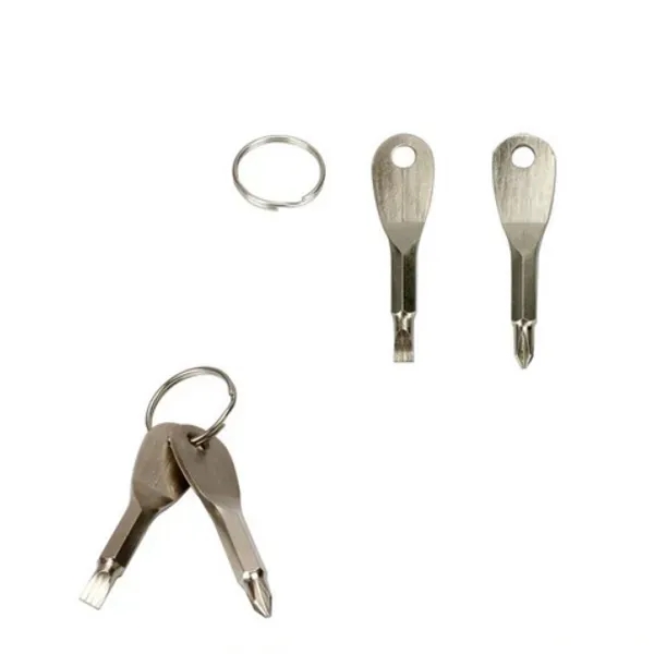 2pcs Portable Screwdriver Keychain - 2pcs Portable Screwdriver Keychain - Image 1 of 3