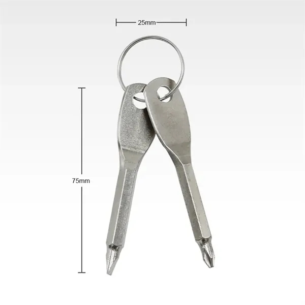 2pcs Portable Screwdriver Keychain - 2pcs Portable Screwdriver Keychain - Image 3 of 3